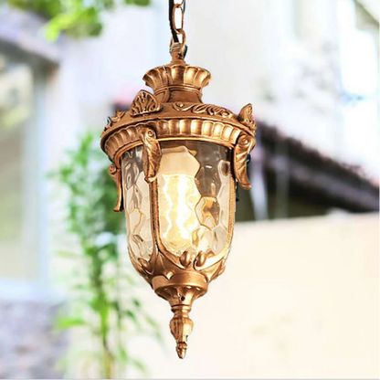 Nevu Lantern Acorn Outdoor Pendant Light Bronze Small | Celestre