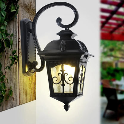 Tiroe Gooseneck Lantern Outdoor Wall Light | Celestre