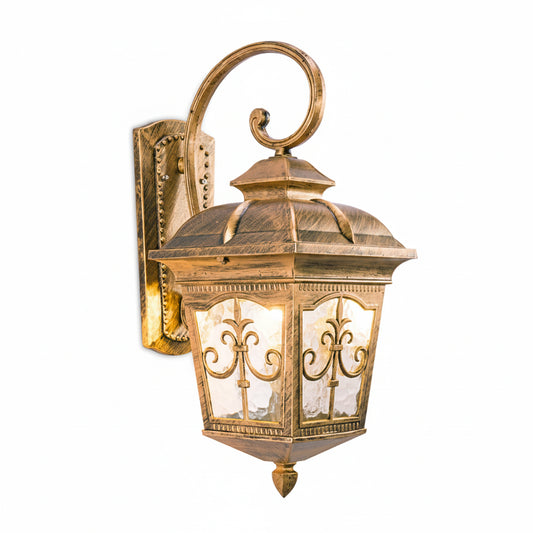 Tiroe Gooseneck Lantern Outdoor Wall Light | Celestre