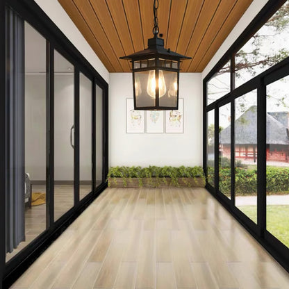 Nrix Lantern Square Outdoor Pendant Light Large | Celestre