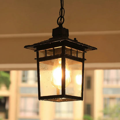 Nrix Lantern Square Outdoor Pendant Light Small | Celestre