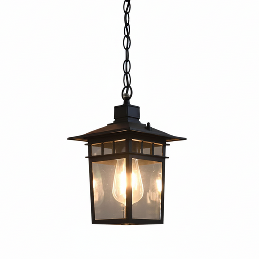Nrix Lantern Square Outdoor Pendant Light | Celestre