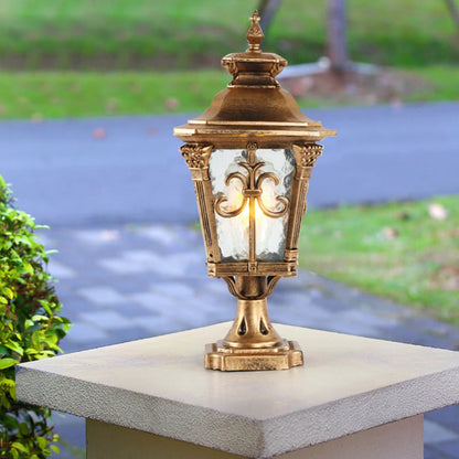 Qere Lantern Scrollwork Pillar Light | Celestre