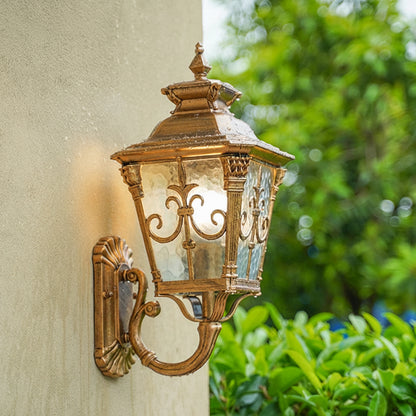 Beke Lantern Outdoor Wall Light Bronze | Celestre