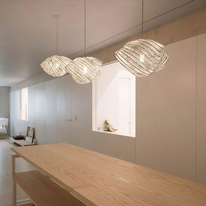 Tava Shell Style Ribbed Pendant Light | Celestre