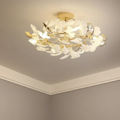Belvi Ginkgo Leaf Ceiling Light D60 H 30 cm | Celestre