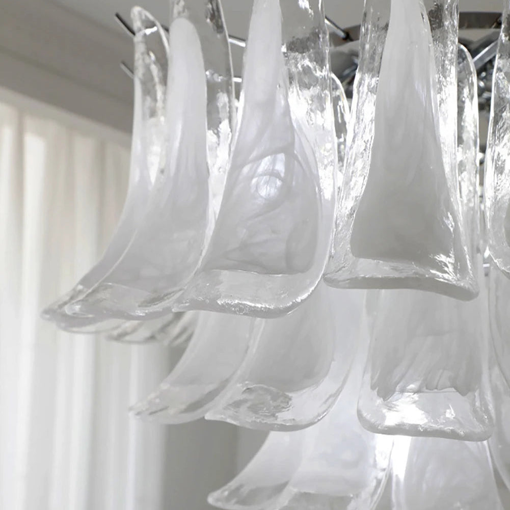 Ziva Glass Petal Chandelier | Celestre