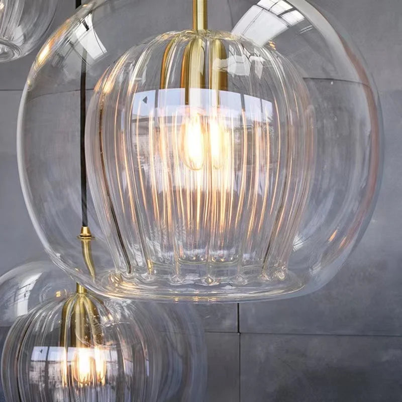 Calen Glass Globe Pendant Light | Celestre