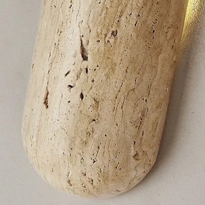 Tira Travertine Cylindrical Slit Wall Light | Celestre