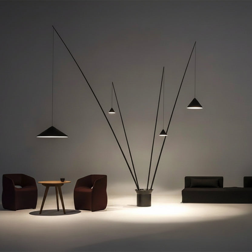 Aros Nordic Fishing Floor Lamp 4 poles | Celestre