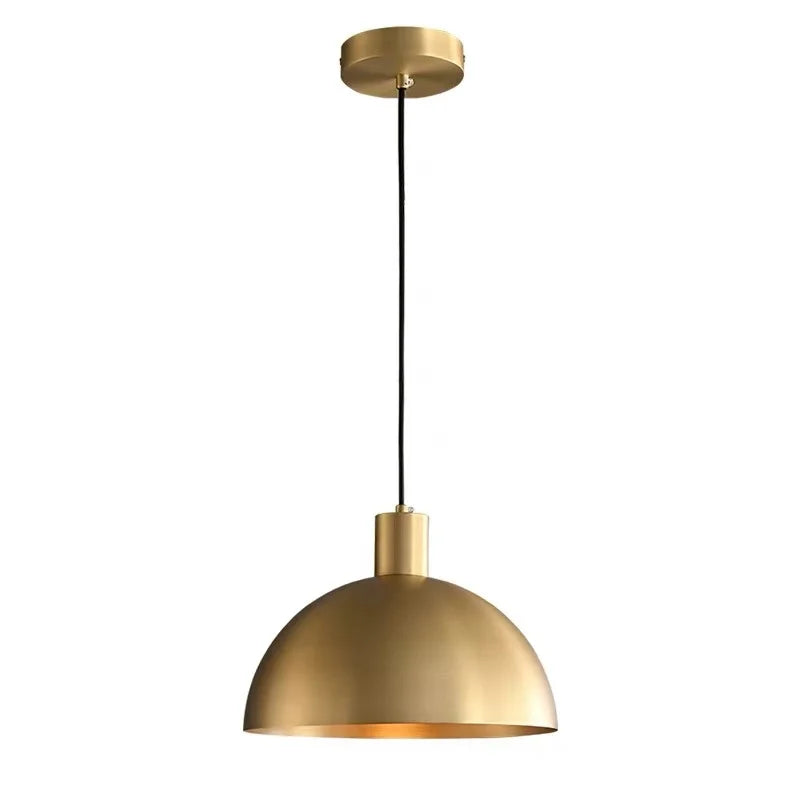 Pavra Nordic Brass Dome Pendant Light | Celestre