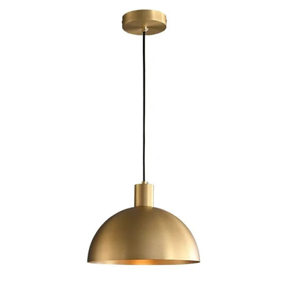 Pavra Nordic Brass Dome Pendant Light | Celestre