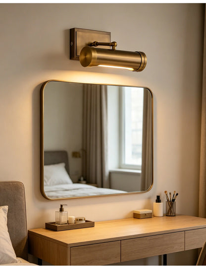 Ondra Vintage Gold Adjustable Picture Wall Light | Celestre