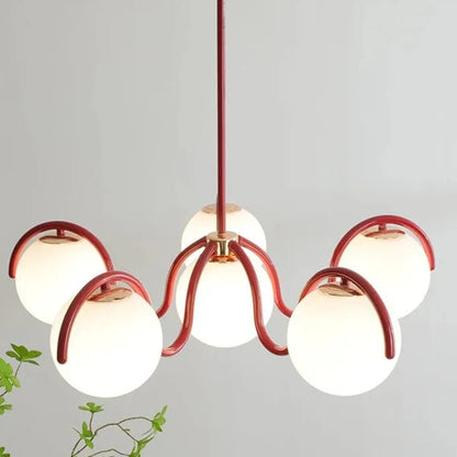 Veila French Round Glass Chandelier | Celestre