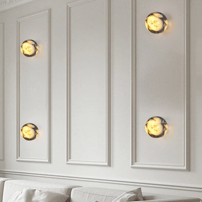 Zila Marble Globe Wall Light | Celestre