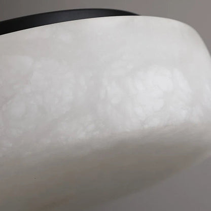 Toro Round Alabaster Pendant Light | Celestre
