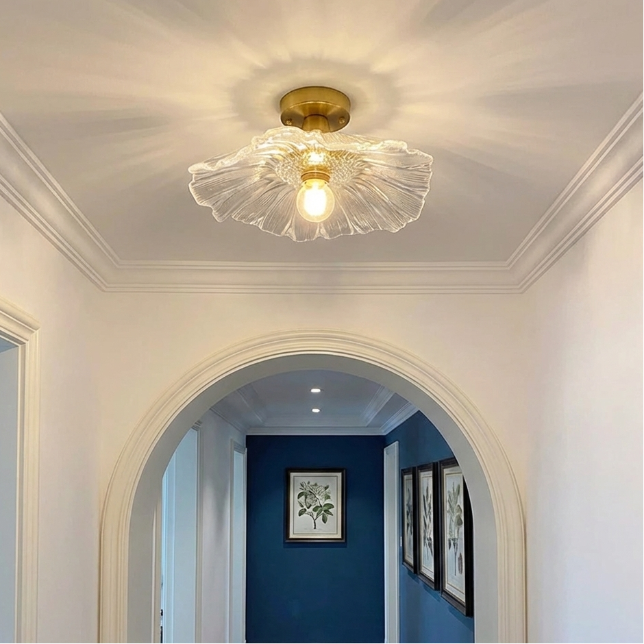 Salvi Nordic Flower Ceiling Light Transparent | Celestre