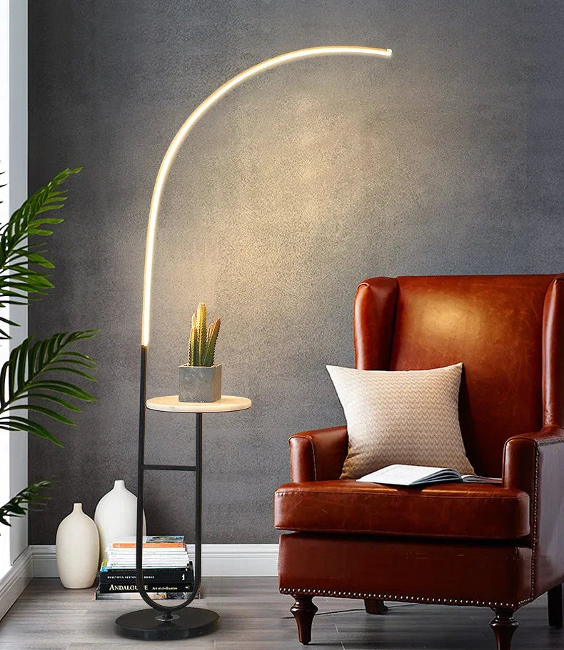 Nira Nordic Arc Floor Lamp | Celestre