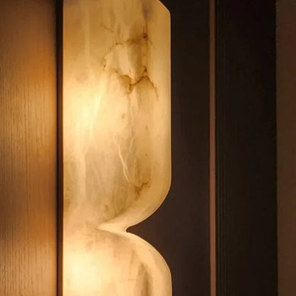 Merin Alabaster Sculptural Wall Light | Celestre