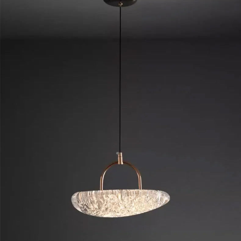 Jori Flattened Ovoid Pendant Light D 17 cm | Celestre