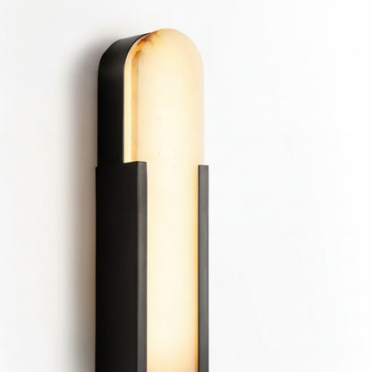 Liro Alabaster Pill Shaped Wall Light | Celestre