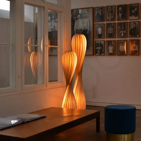 Avel Nordic Twisted Floor Lamp | Celestre