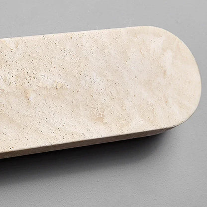 Sile Oblong Travertine Outdoor Wall Light | Celestre