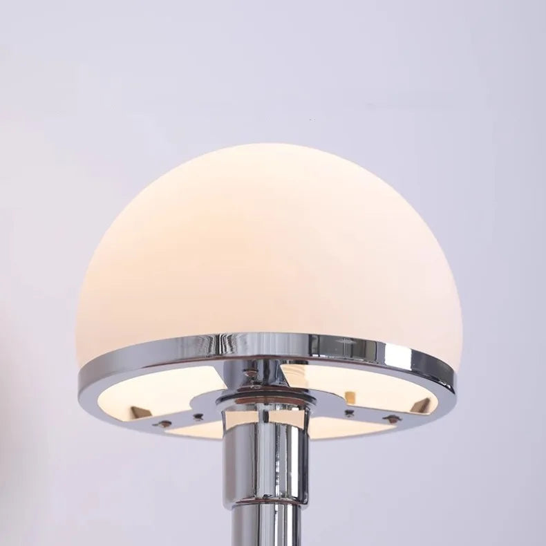 Mela Bauhaus Style Opal Glass Table Lamp | Celestre