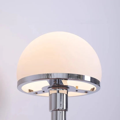 Mela Bauhaus Style Opal Glass Table Lamp | Celestre