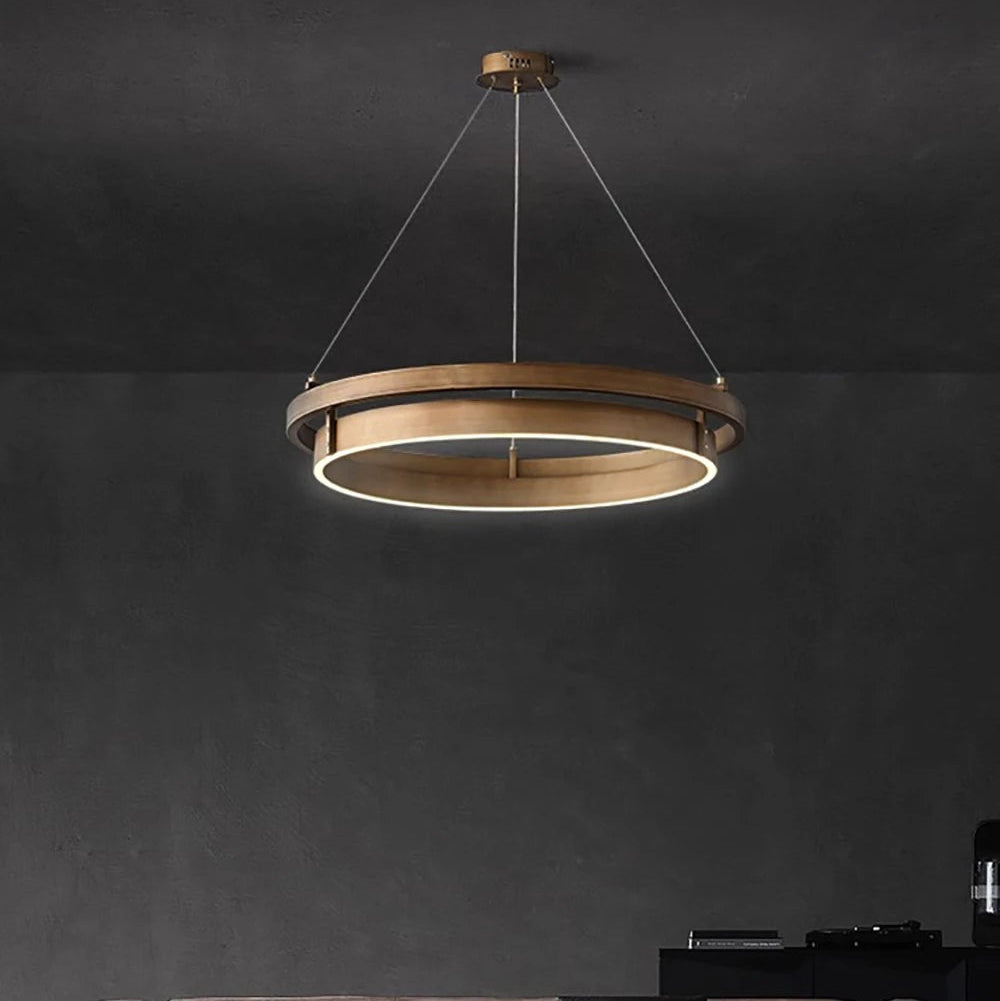 Nixa LED Ring Chandelier D 80 cm | Celestre