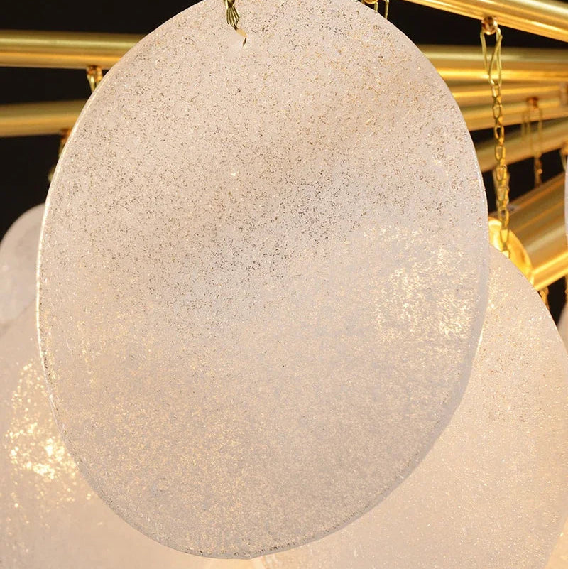 Orsa Retro Round Glass Chandelier | Celestre