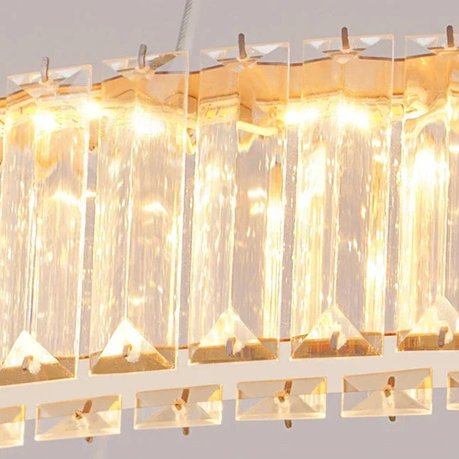 Flis Tiered Ring Crystal Chandelier | Celestre