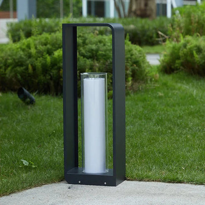 Tezri Rectangular Tube Outdoor Floor Lamp | Celestre