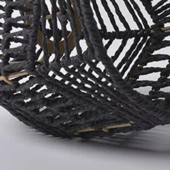 Elmar Handwoven Paper Rope Pendant Light | Celestre