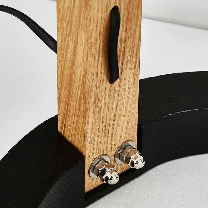 Kera Wooden Arc Floor Lamp | Celestre