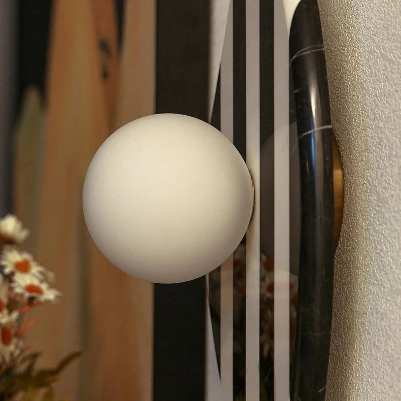 Jiwa Ovoid Zebra Wall Light | Celestre