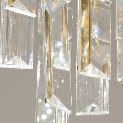 Sivo Crystal Round Prism Ceiling Light | Celestre