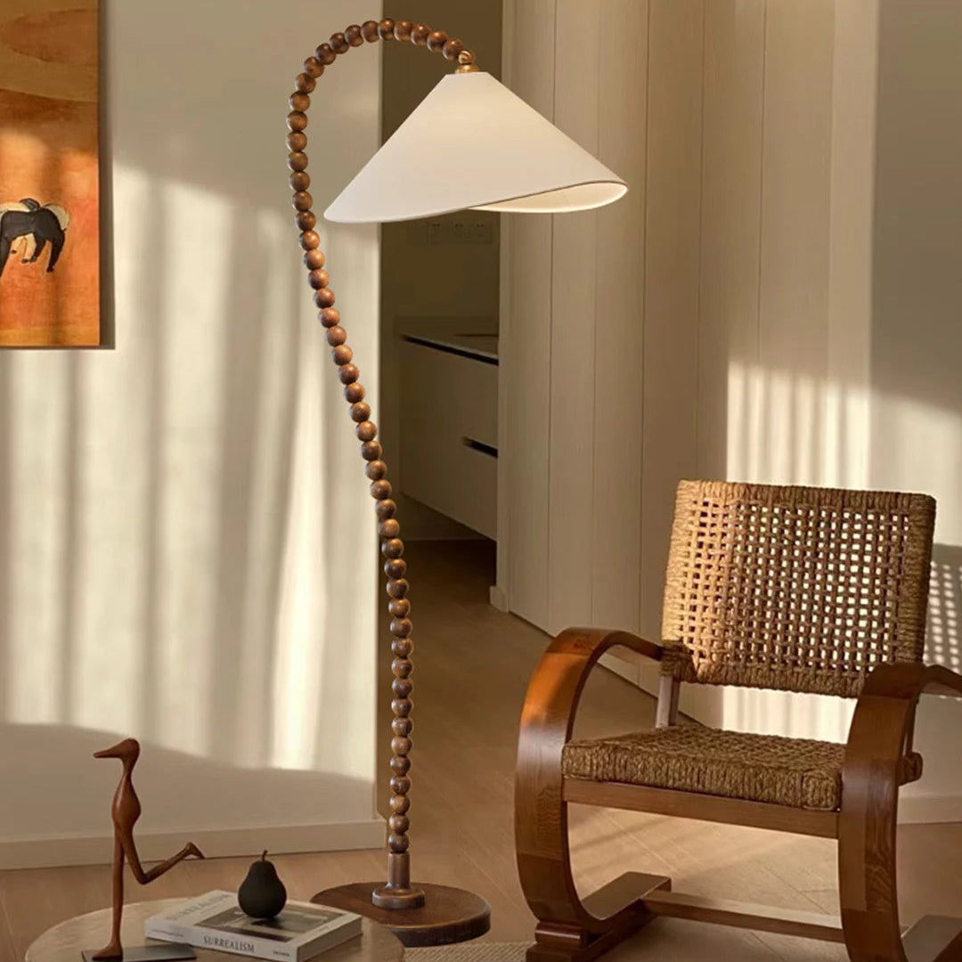 Sero Beaded Arc Floor Lamp | Celestre