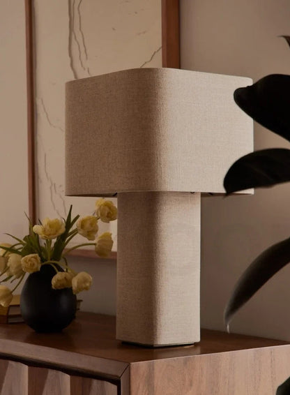 Denar Wabi Sabi Fabric Lamp | Celestre