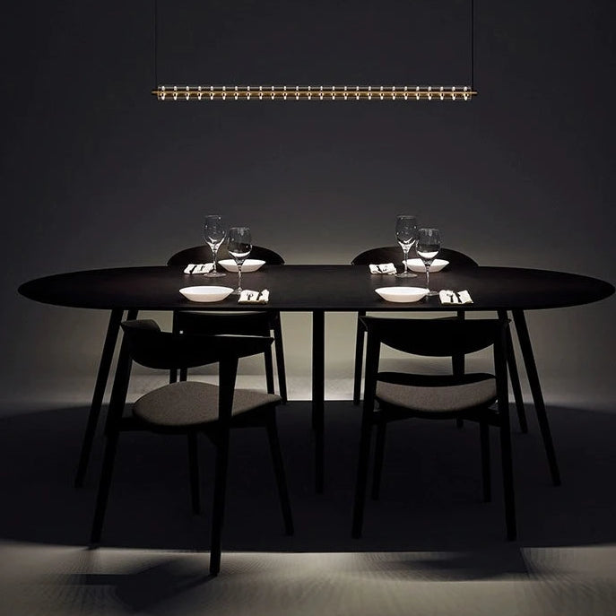 Zola Linear Rings Flute Pendant Light | Celestre