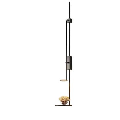 Biva Vertical Halo Shelf Wall Light | Celestre