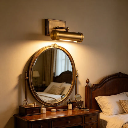 Ondra Vintage Gold Adjustable Picture Wall Light | Celestre