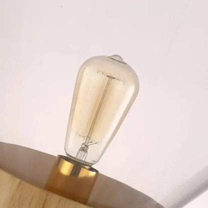 Elsen Nordic Wooden Glass Lamp | Celestre