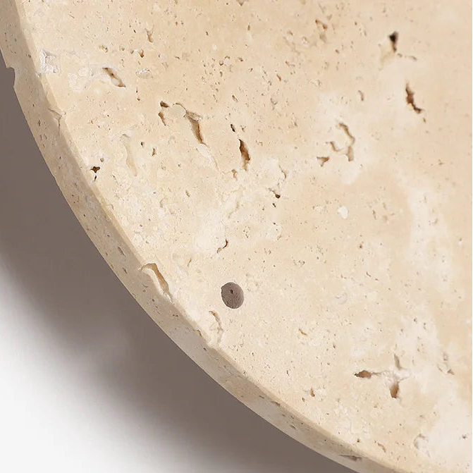 Trem Travertine Clock Wall Light | Celestre