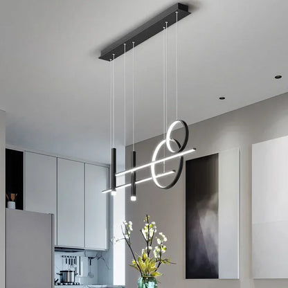 Zorin Scandinavian LED Chandelier Black | Celestre