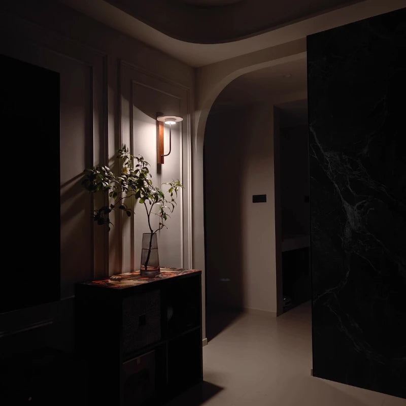 Mysa Travertine Disc Wall Light | Celestre