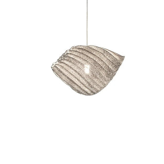 Tava Shell Style Ribbed Pendant Light | Celestre