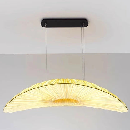 Yira Fabric Floating Boat Chandelier Beige L 80 cm | Celestre