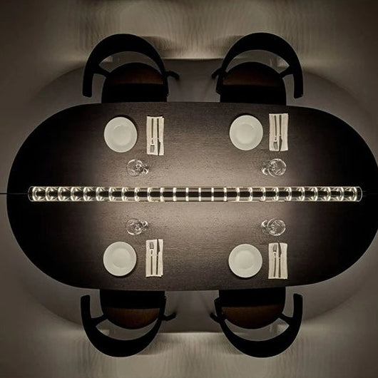 Zola Linear Rings Flute Pendant Light | Celestre