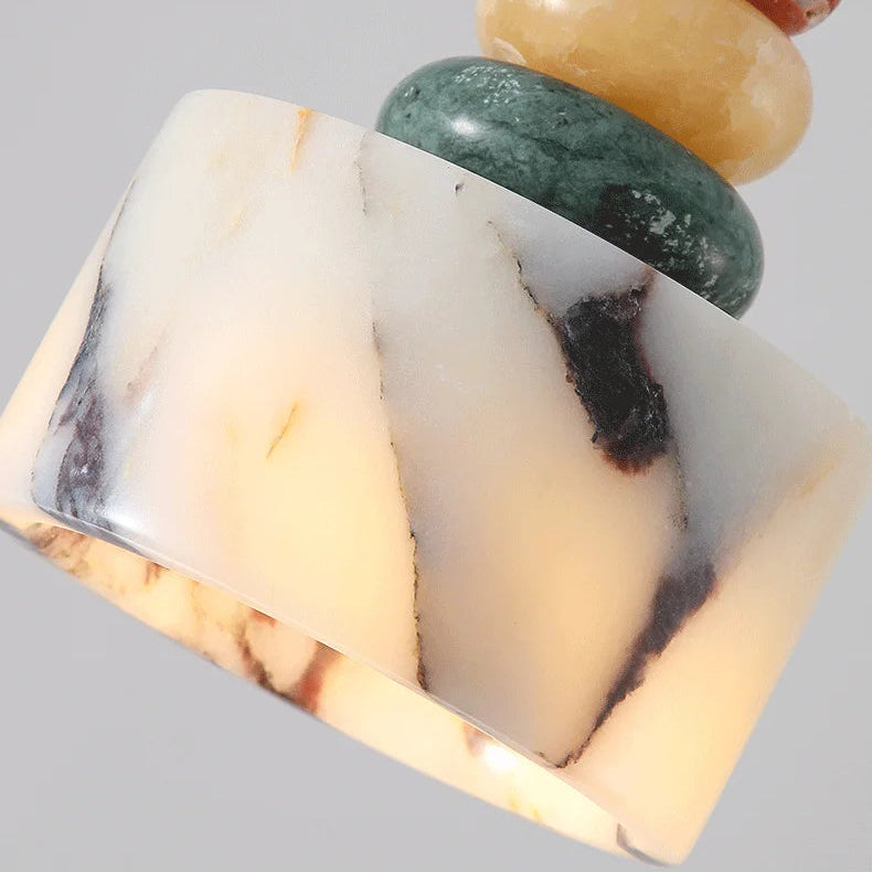 Vize Stacked Marble Pendant Light | Celestre
